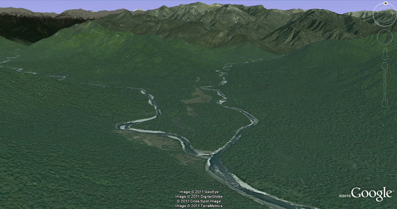Hike from Putao to the foot of the hills in the north